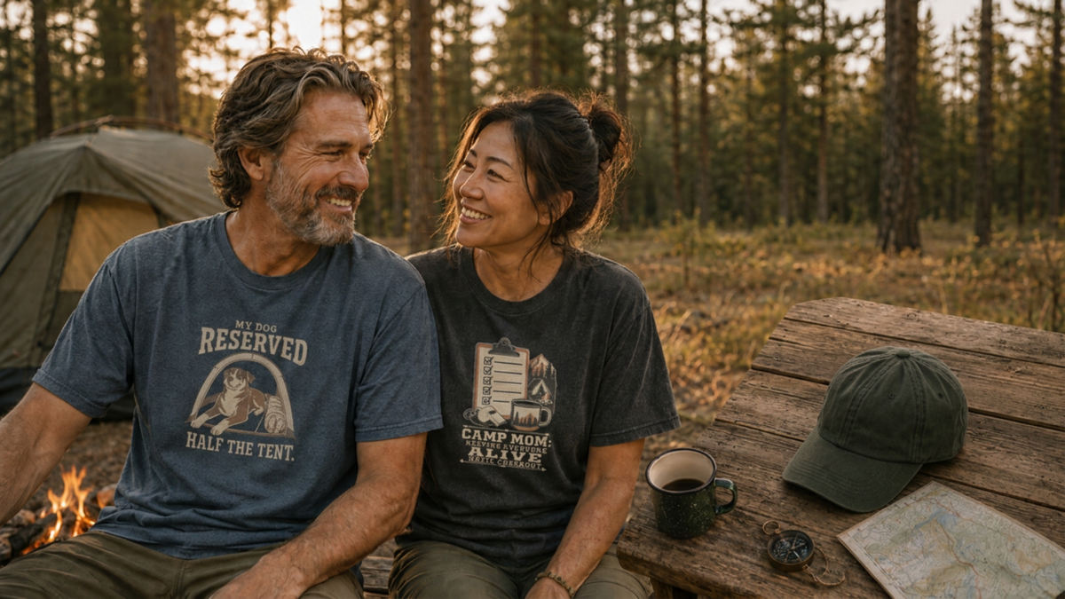 Good shirts. Better campfire stories.