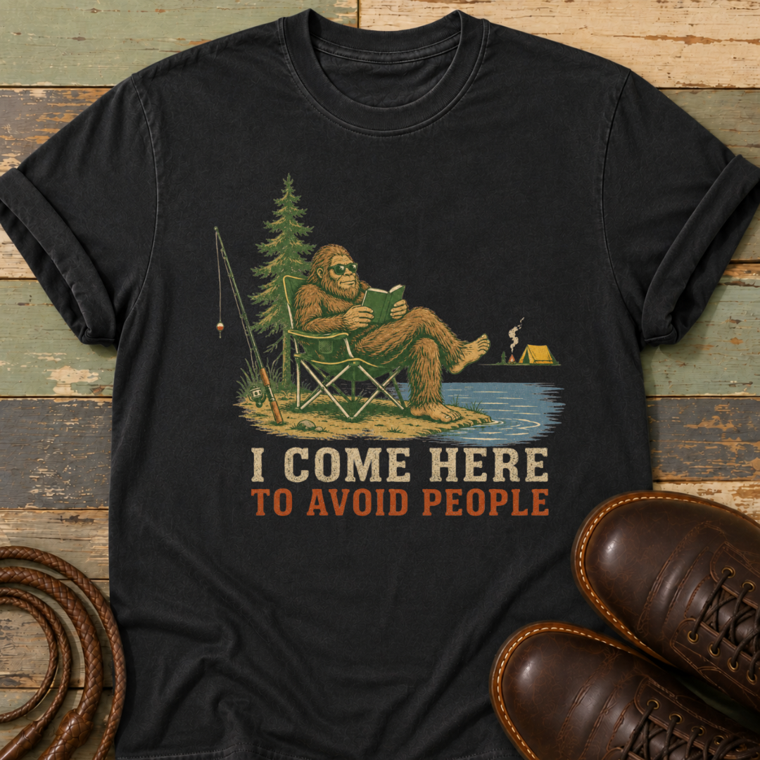 I Come Here to Avoid People — T-Shirt