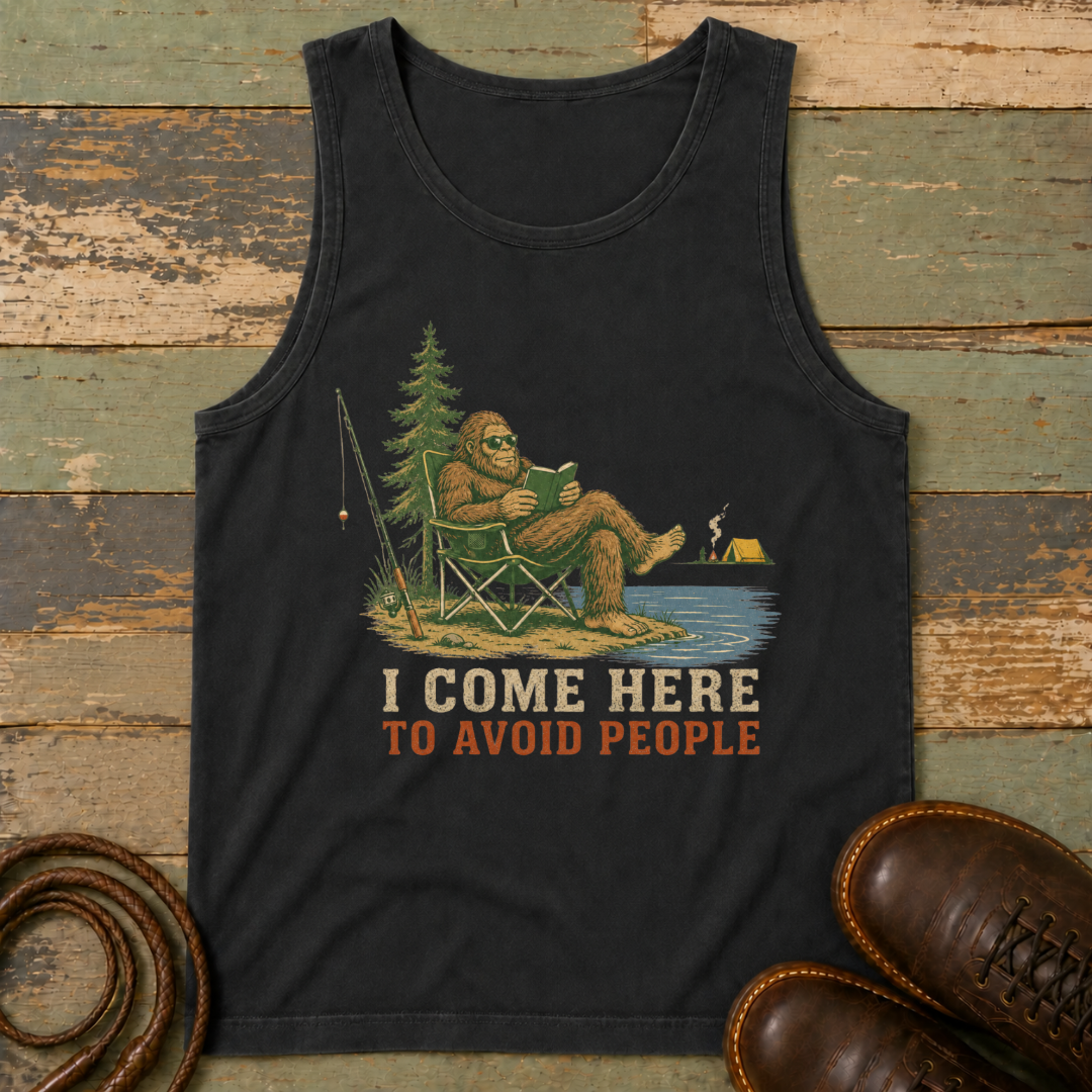 I Come Here to Avoid People — Tank Top