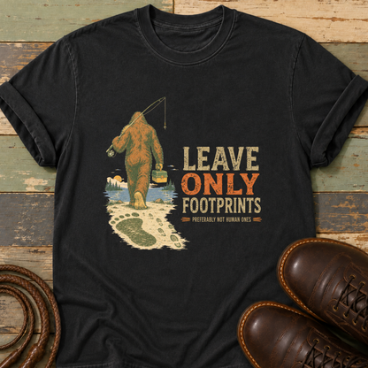Leave Only Footprints — T-Shirt