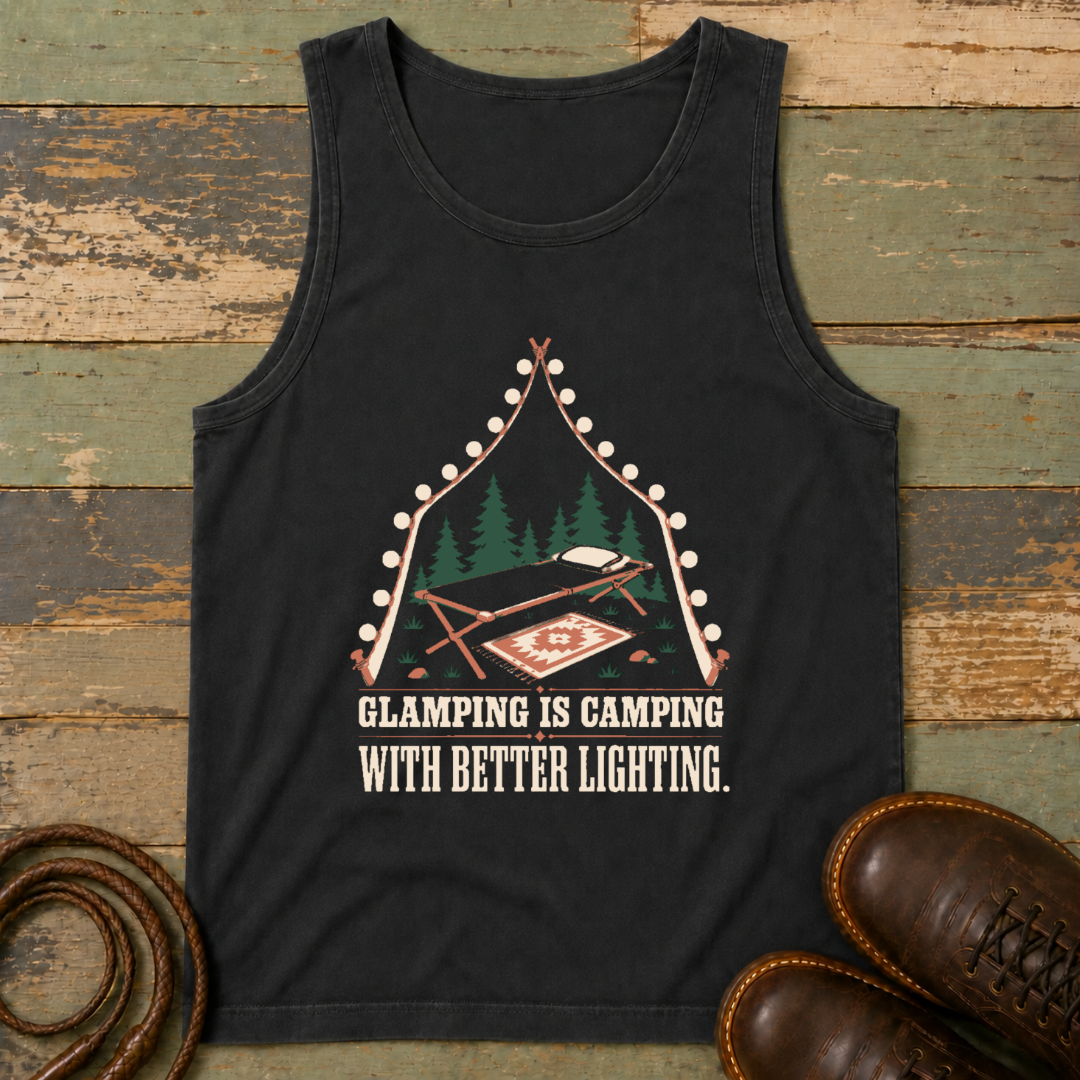 Glamping Is Better with Better Lighting — Tank Top