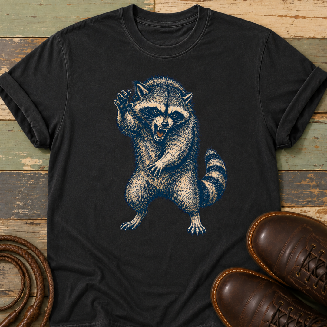 Angry Raccoon — T-Shirt