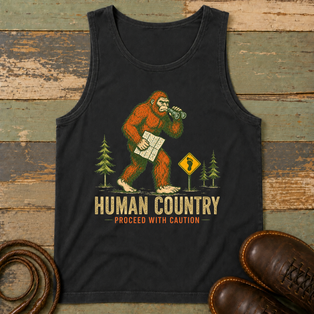 Human Country. Proceed with Caution — Tank Top
