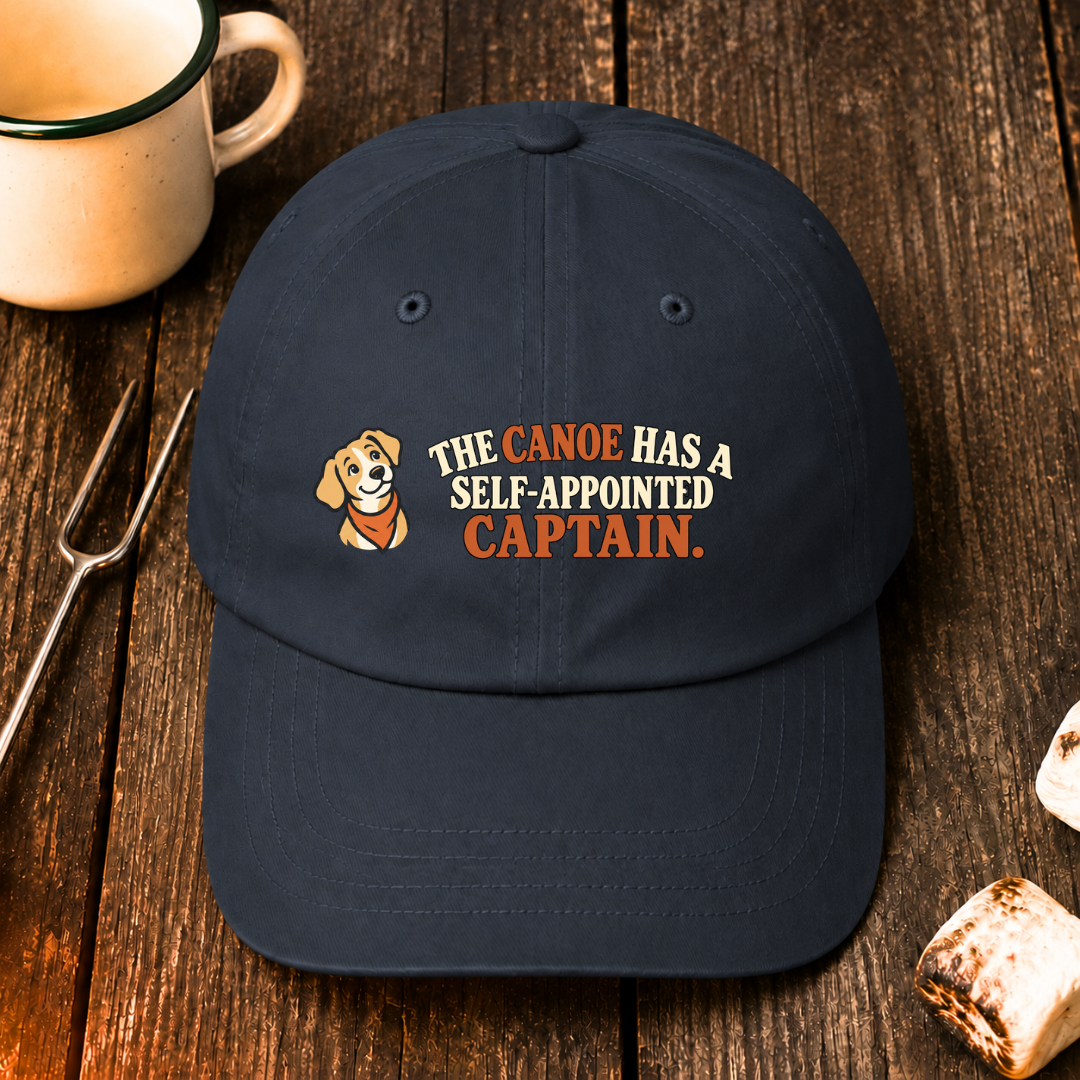 The Canoe Has a Self Appointed Captain — Hat
