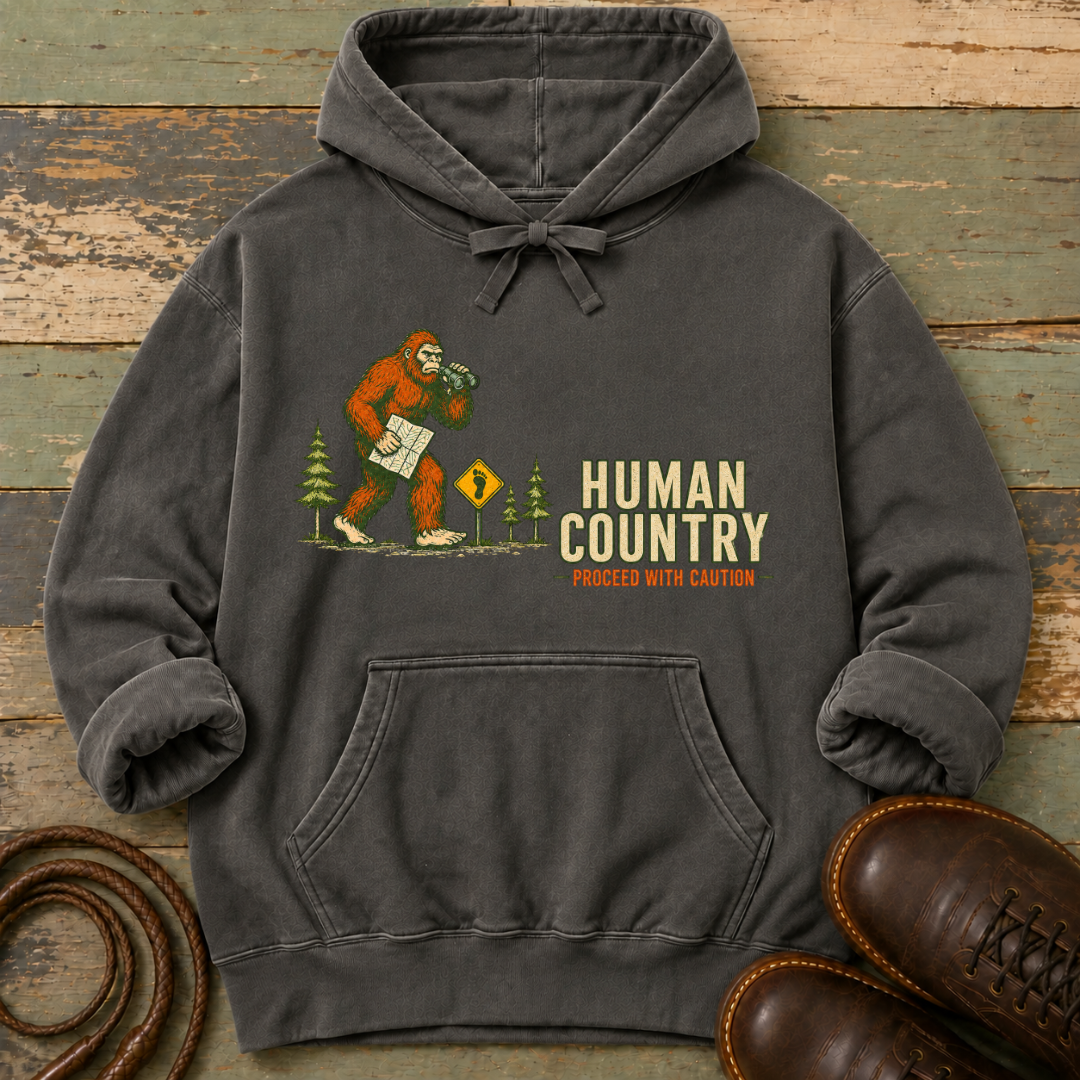 Human Country. Proceed with Caution — Hoodie
