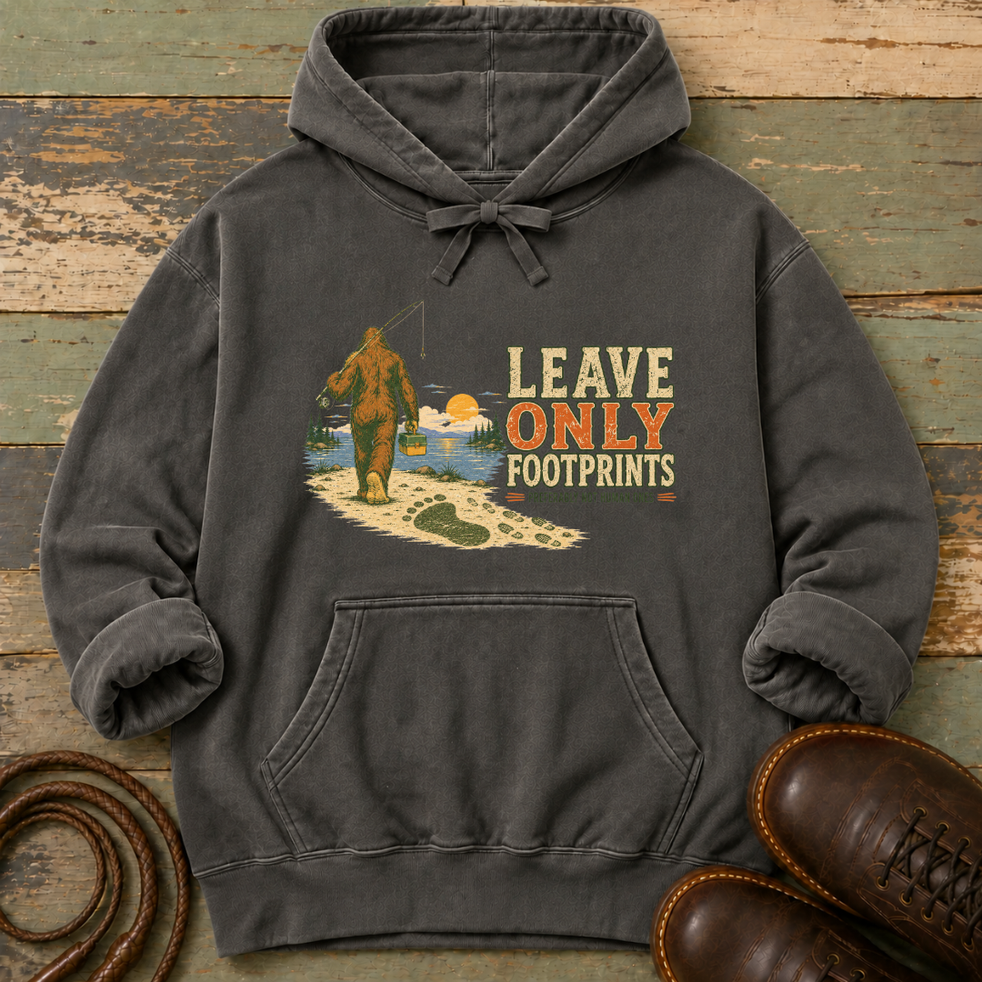 Leave Only Footprints — Hoodie