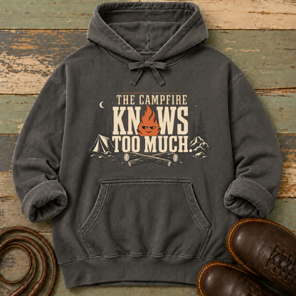 The Campfire Knows Too Much — Hoodie