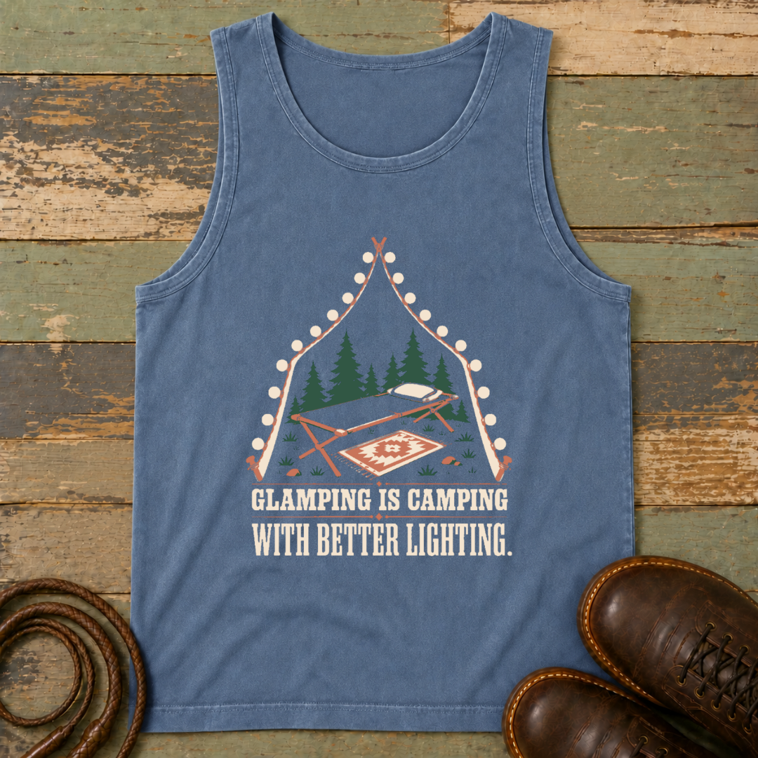 Glamping Is Better with Better Lighting — Tank Top