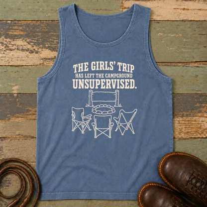 The Girls' Trip Has Left the Campground Unsupervised — Tank Top