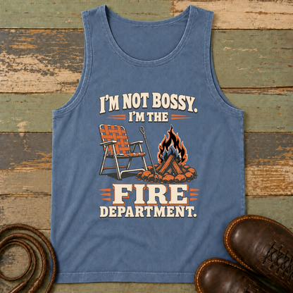 I'm Not Bossy, I'm the Fire Department — Tank Top