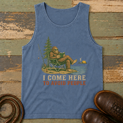 I Come Here to Avoid People — Tank Top