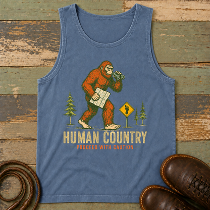 Human Country. Proceed with Caution — Tank Top