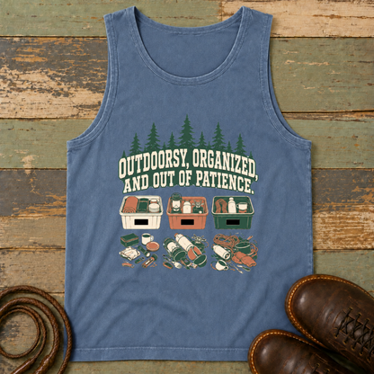 Outdoorsy, Organized and Out of Patience — Tank Top