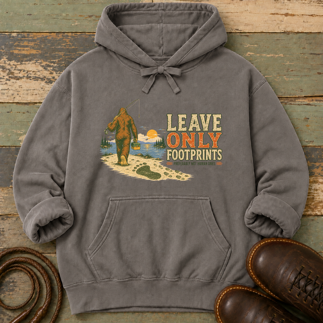 Leave Only Footprints — Hoodie