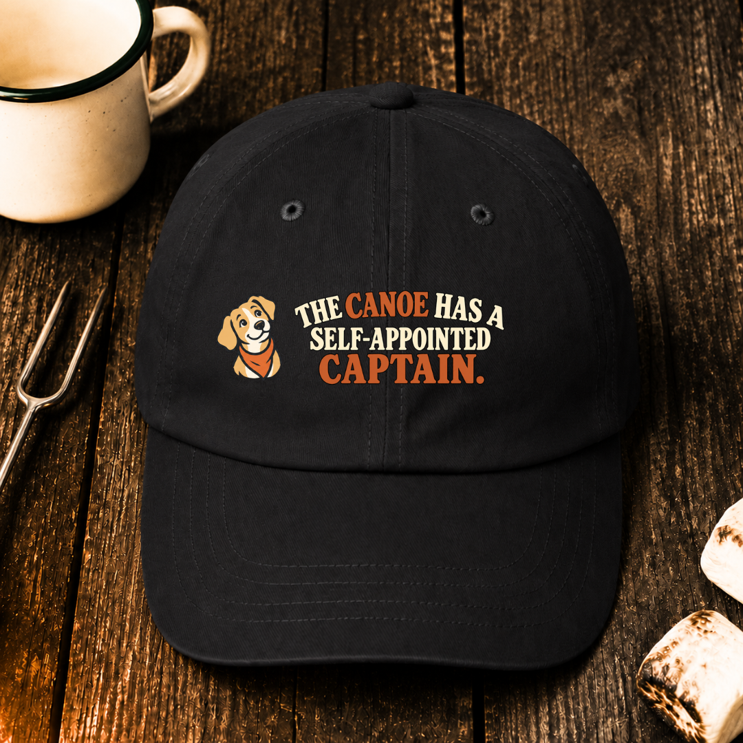 The Canoe Has a Self Appointed Captain — Hat