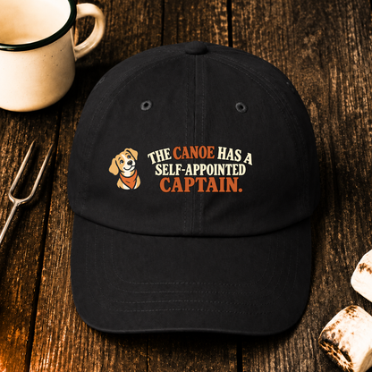 The Canoe Has a Self Appointed Captain — Hat