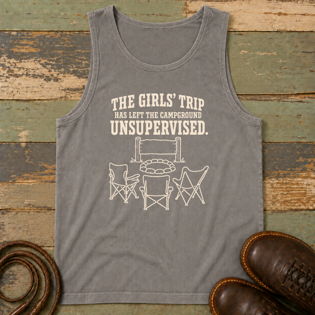 The Girls' Trip Has Left the Campground Unsupervised — Tank Top