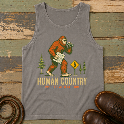 Human Country. Proceed with Caution — Tank Top