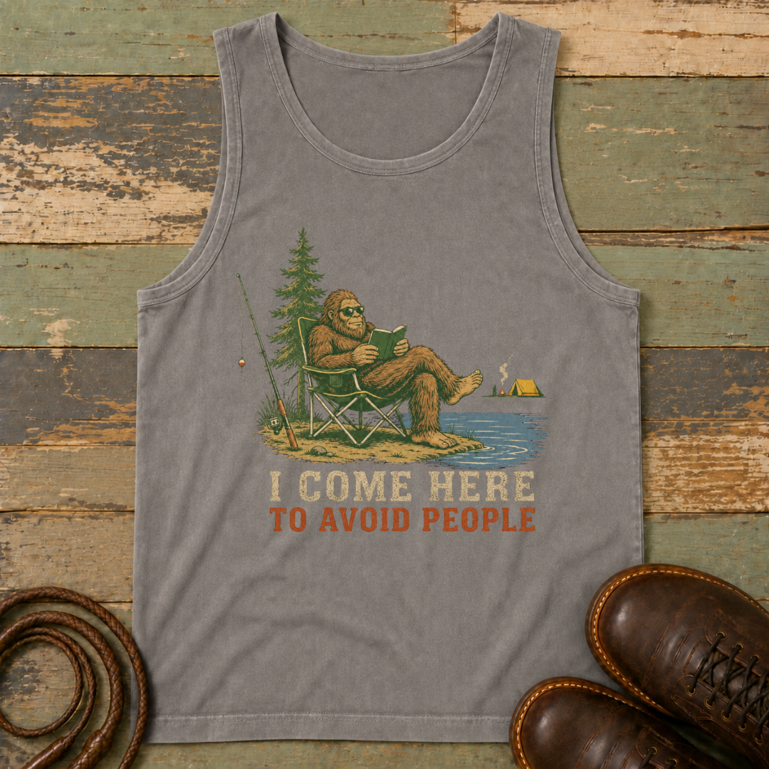 I Come Here to Avoid People — Tank Top
