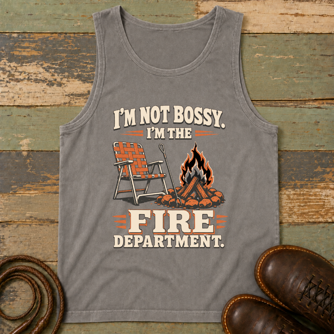 I'm Not Bossy, I'm the Fire Department — Tank Top