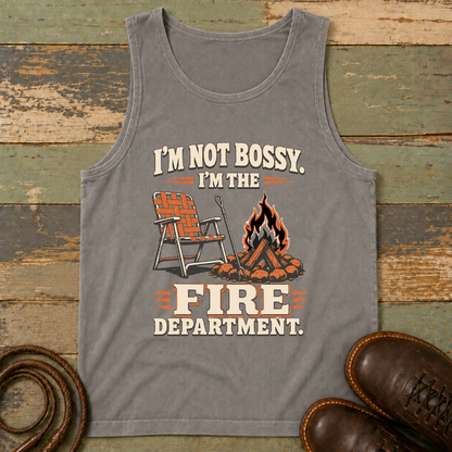 I'm Not Bossy, I'm the Fire Department — Tank Top