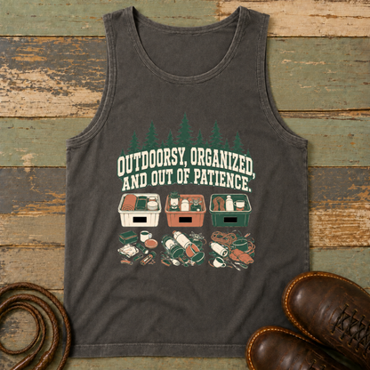 Outdoorsy, Organized and Out of Patience — Tank Top