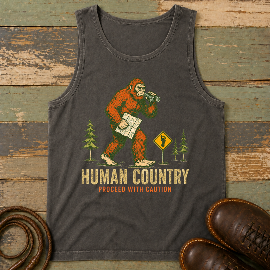 Human Country. Proceed with Caution — Tank Top