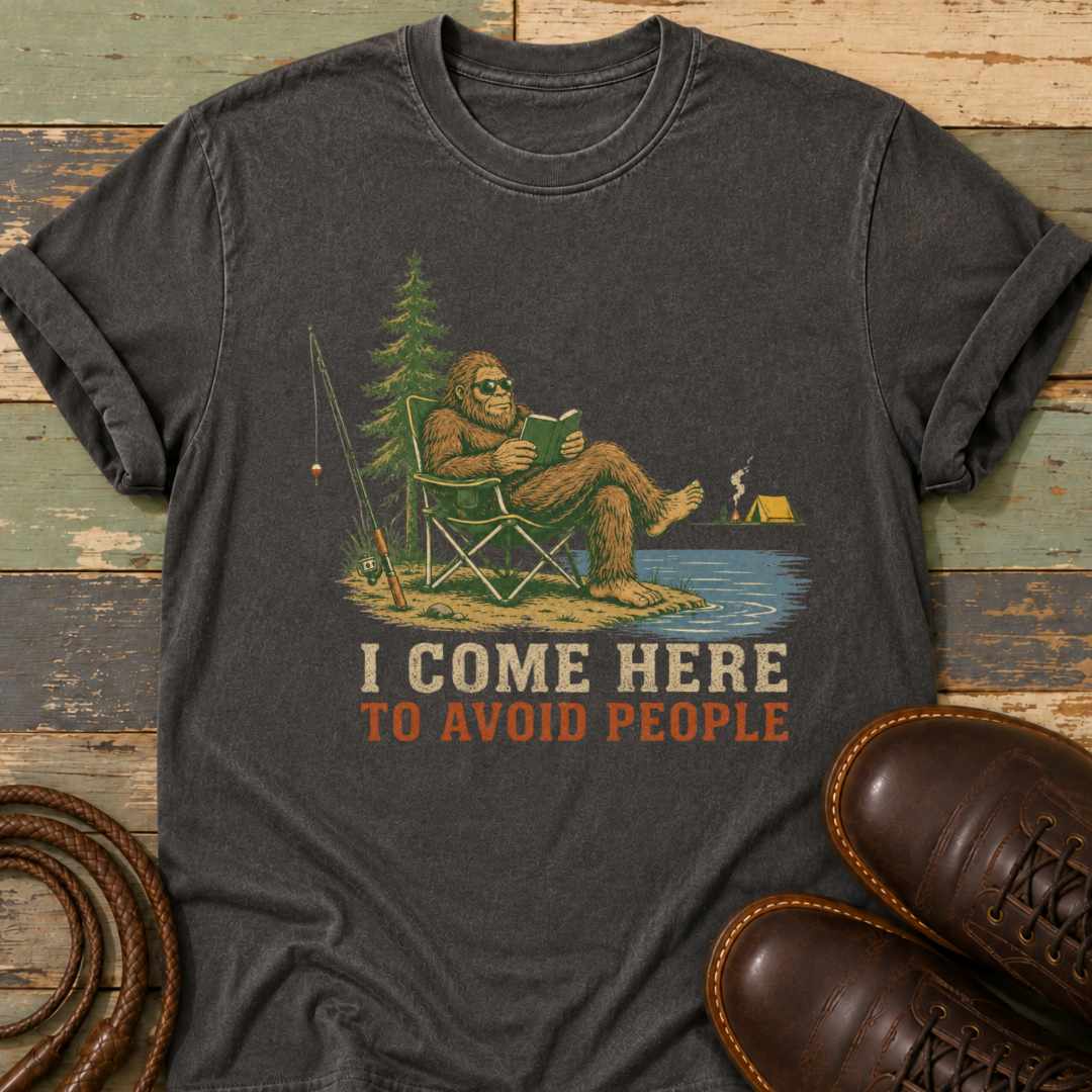 I Come Here to Avoid People — T-Shirt