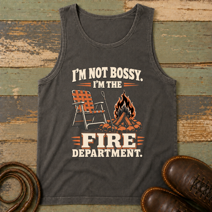 I'm Not Bossy, I'm the Fire Department — Tank Top