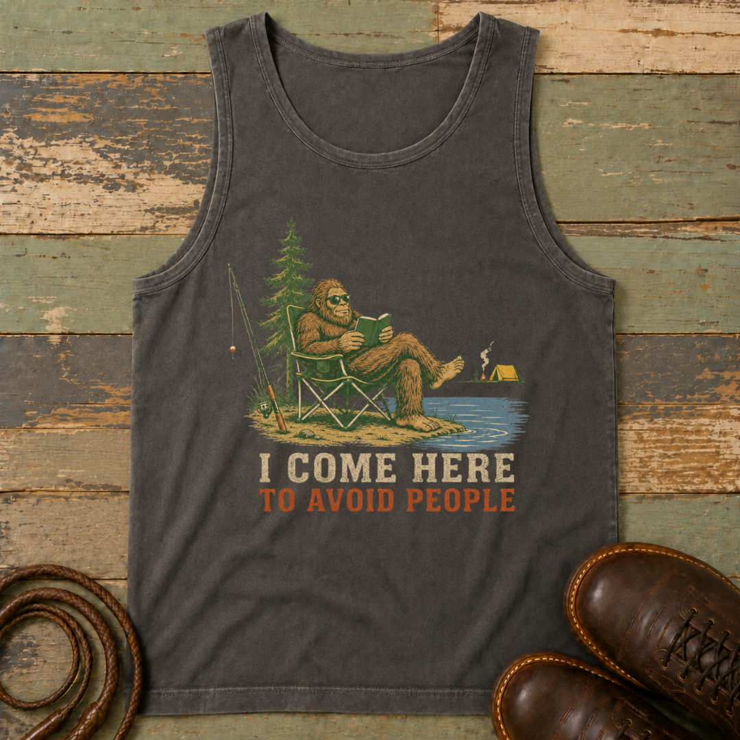 I Come Here to Avoid People — Tank Top
