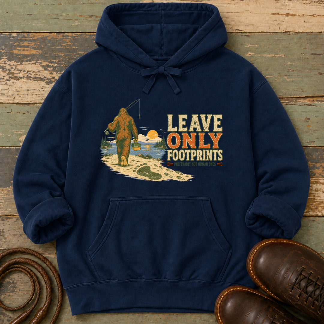 Leave Only Footprints — Hoodie