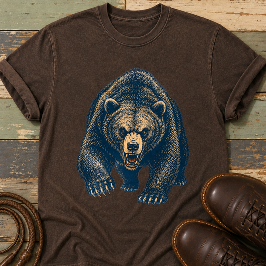Angry Bear Charging — T-Shirt