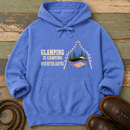 Glamping Is Better with Better Lighting — Hoodie