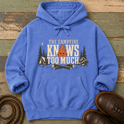 The Campfire Knows Too Much — Hoodie