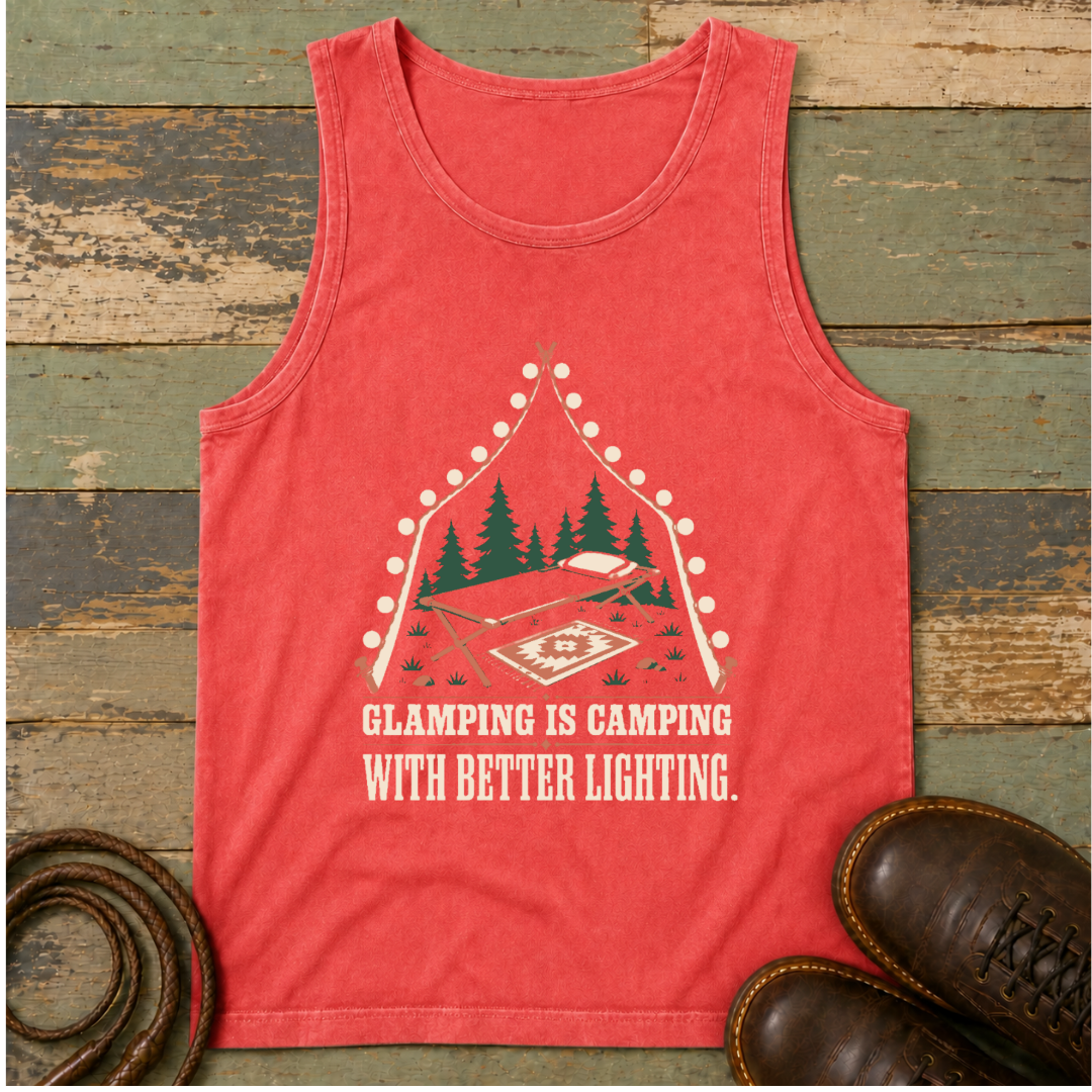 Glamping Is Better with Better Lighting — Tank Top