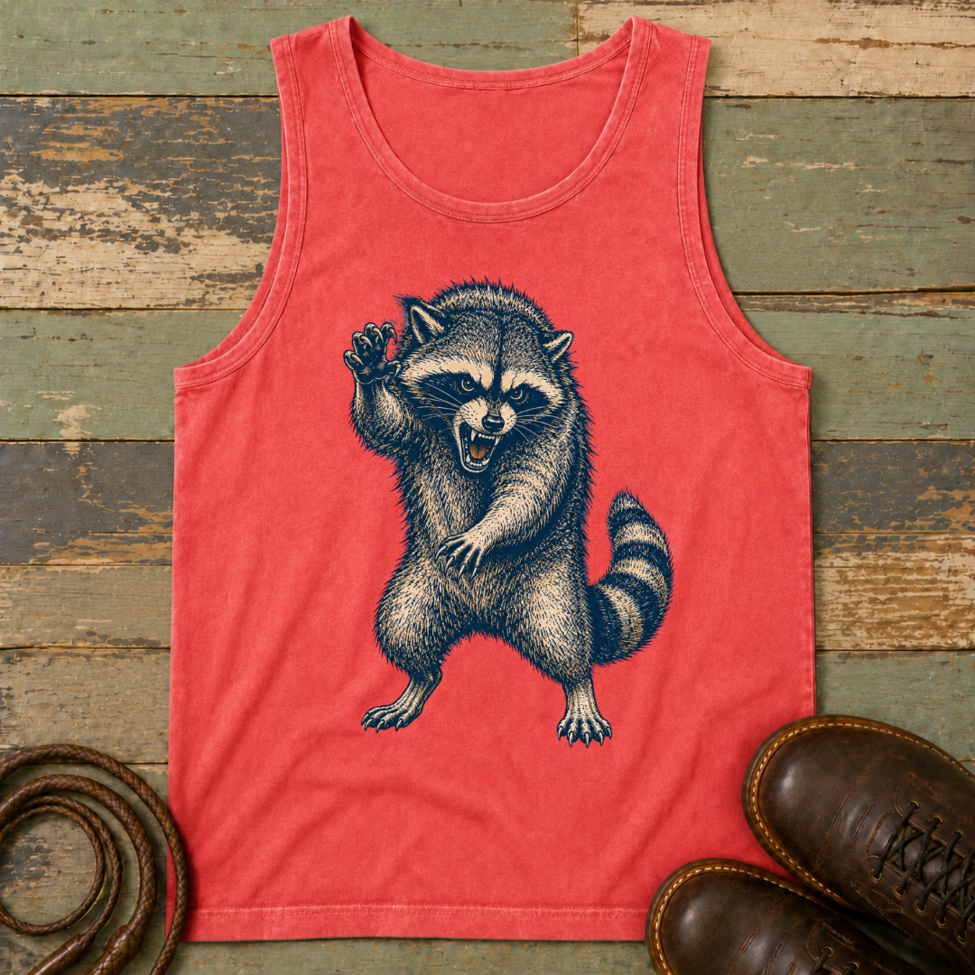 Angry Raccoon — Tank Top