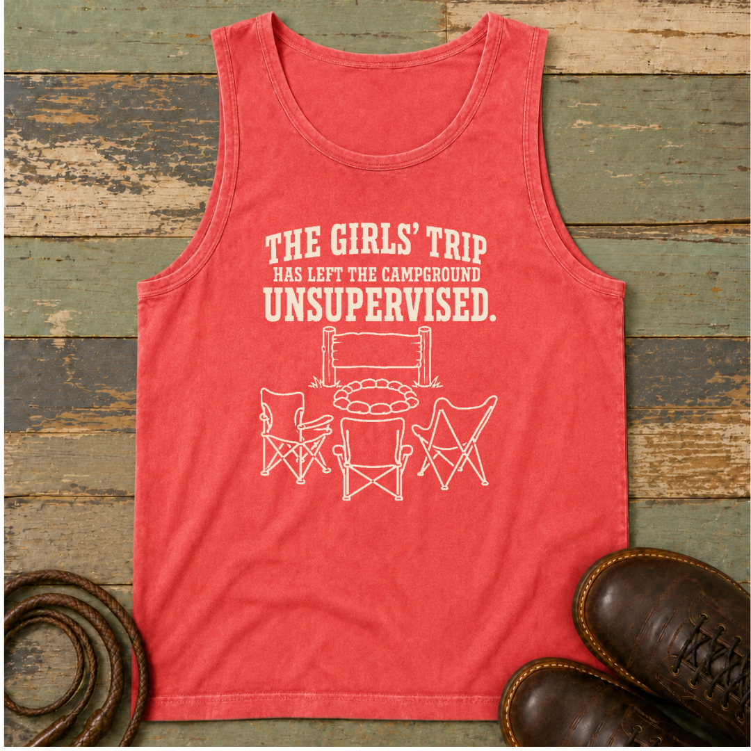 The Girls' Trip Has Left the Campground Unsupervised — Tank Top