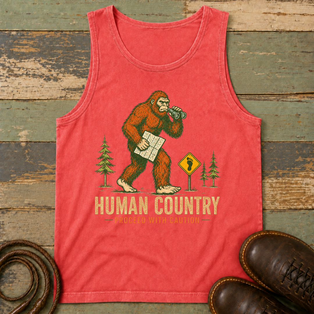 Human Country. Proceed with Caution — Tank Top