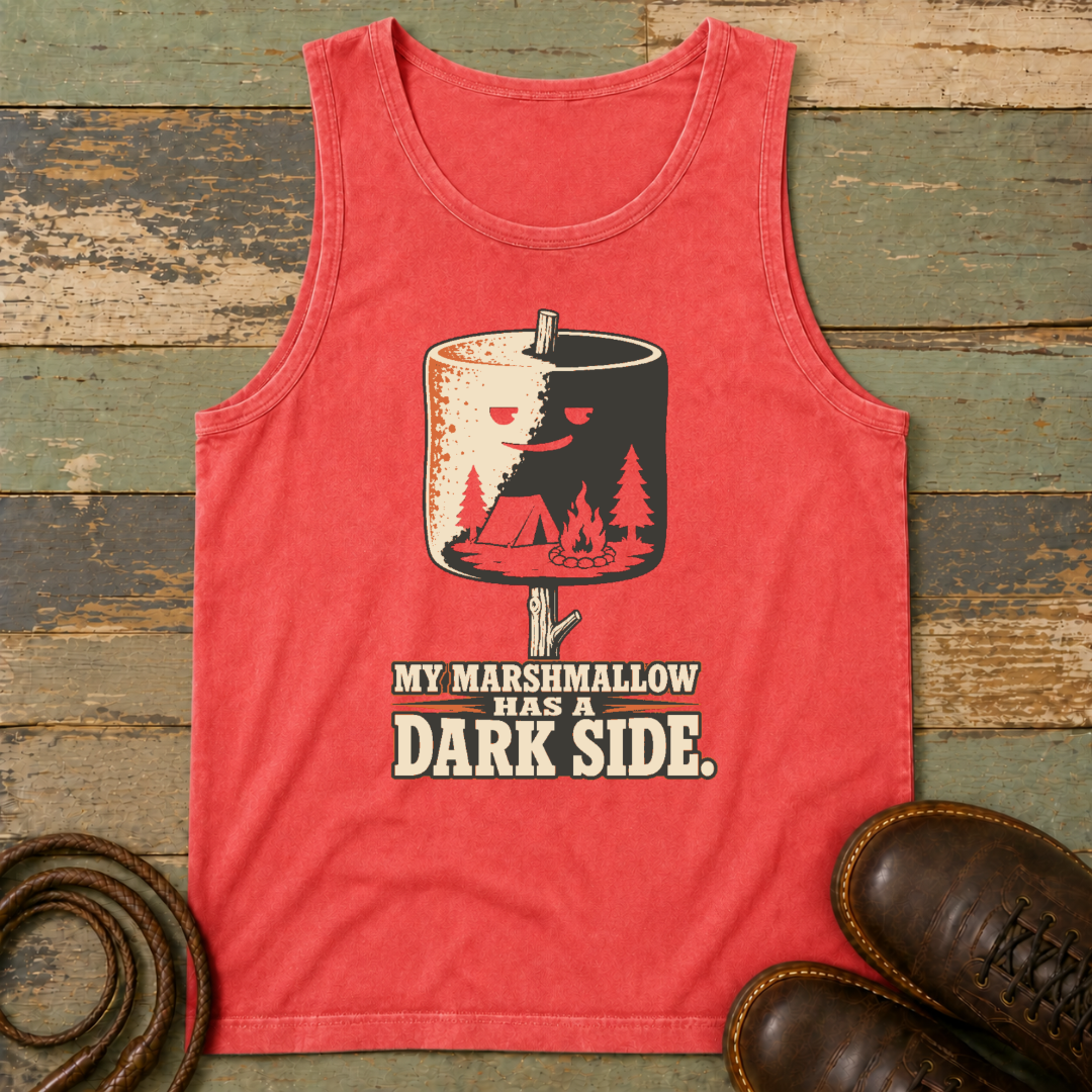 My Marshmallow Has a Dark Side — Tank Top