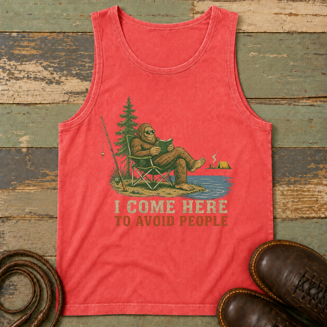I Come Here to Avoid People — Tank Top