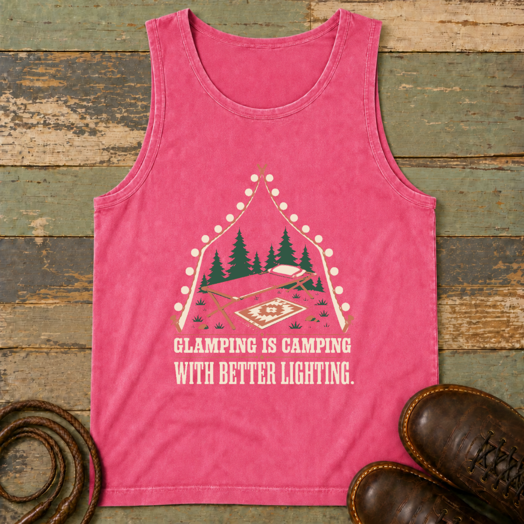 Glamping Is Better with Better Lighting — Tank Top