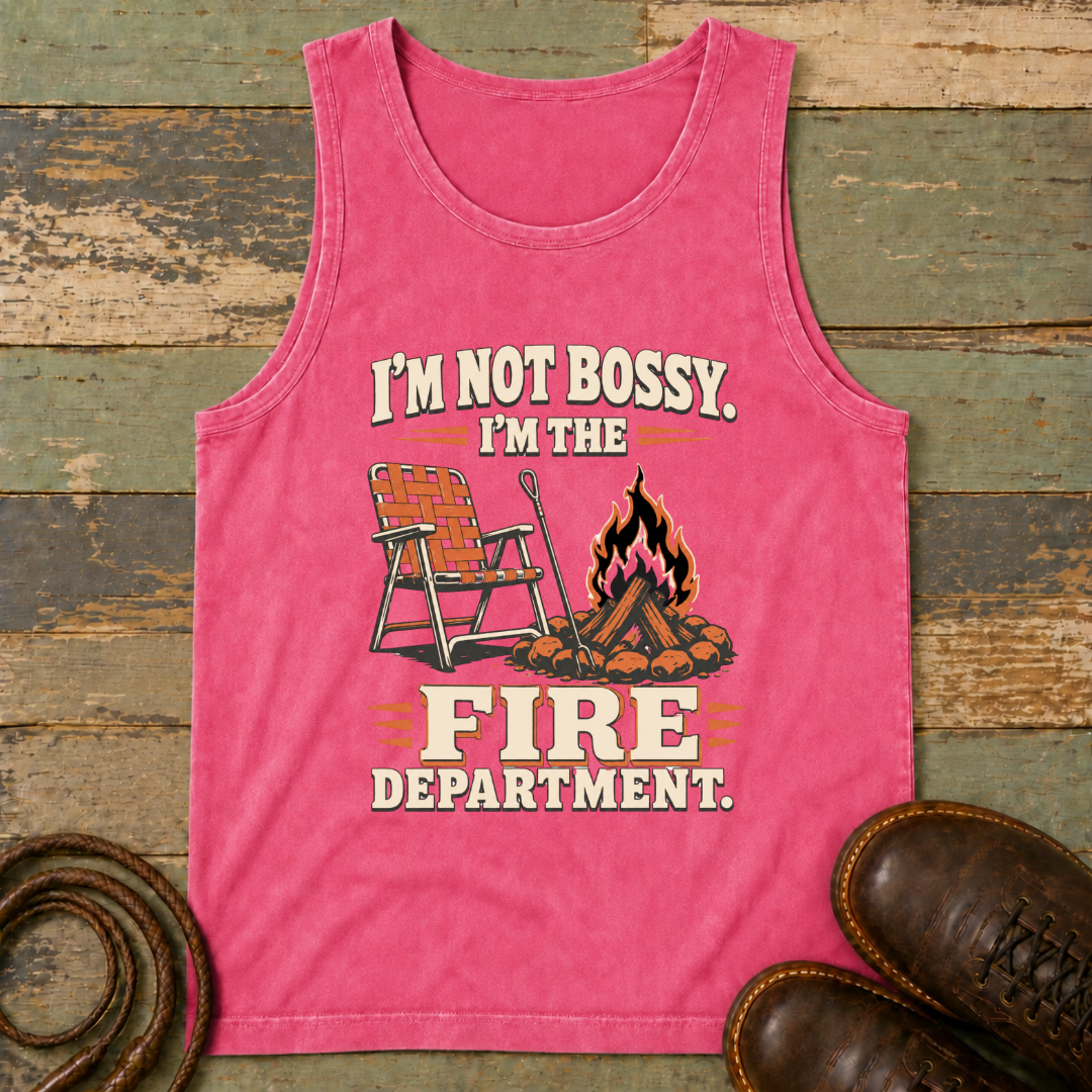I'm Not Bossy, I'm the Fire Department — Tank Top
