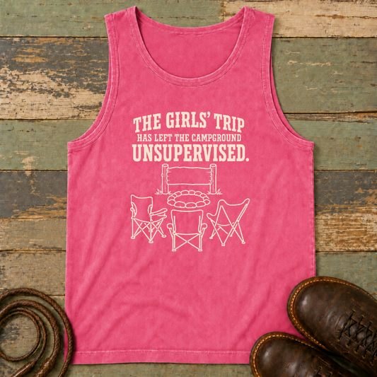 The Girls' Trip Has Left the Campground Unsupervised — Tank Top