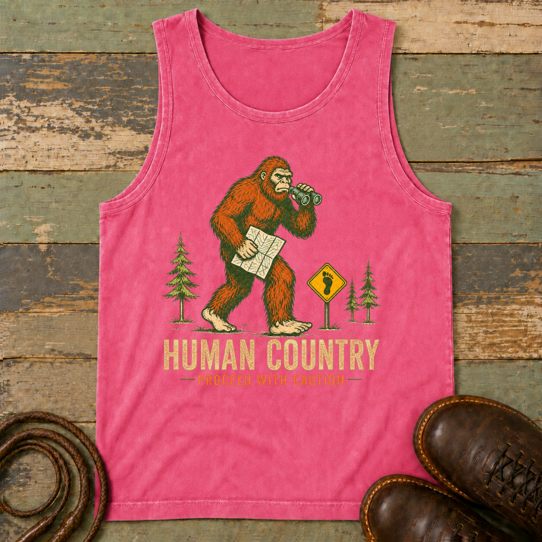 Human Country. Proceed with Caution — Tank Top