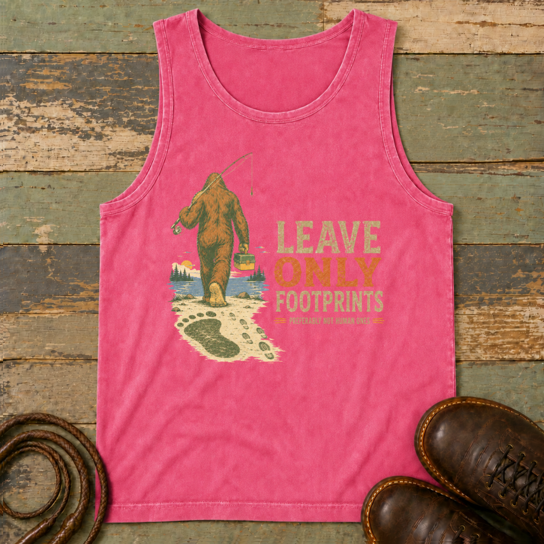 Leave Only Footprints — Tank Top