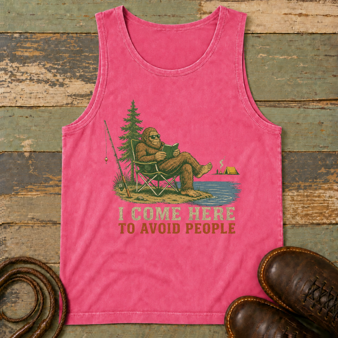 I Come Here to Avoid People — Tank Top