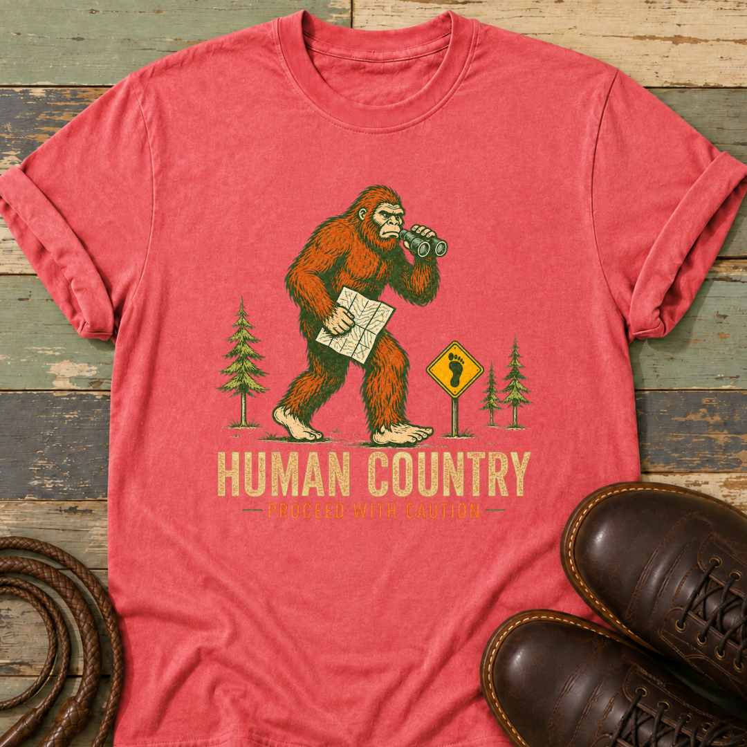 Human Country. Proceed with Caution — T-Shirt