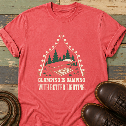 Glamping Is Better with Better Lighting — T-Shirt