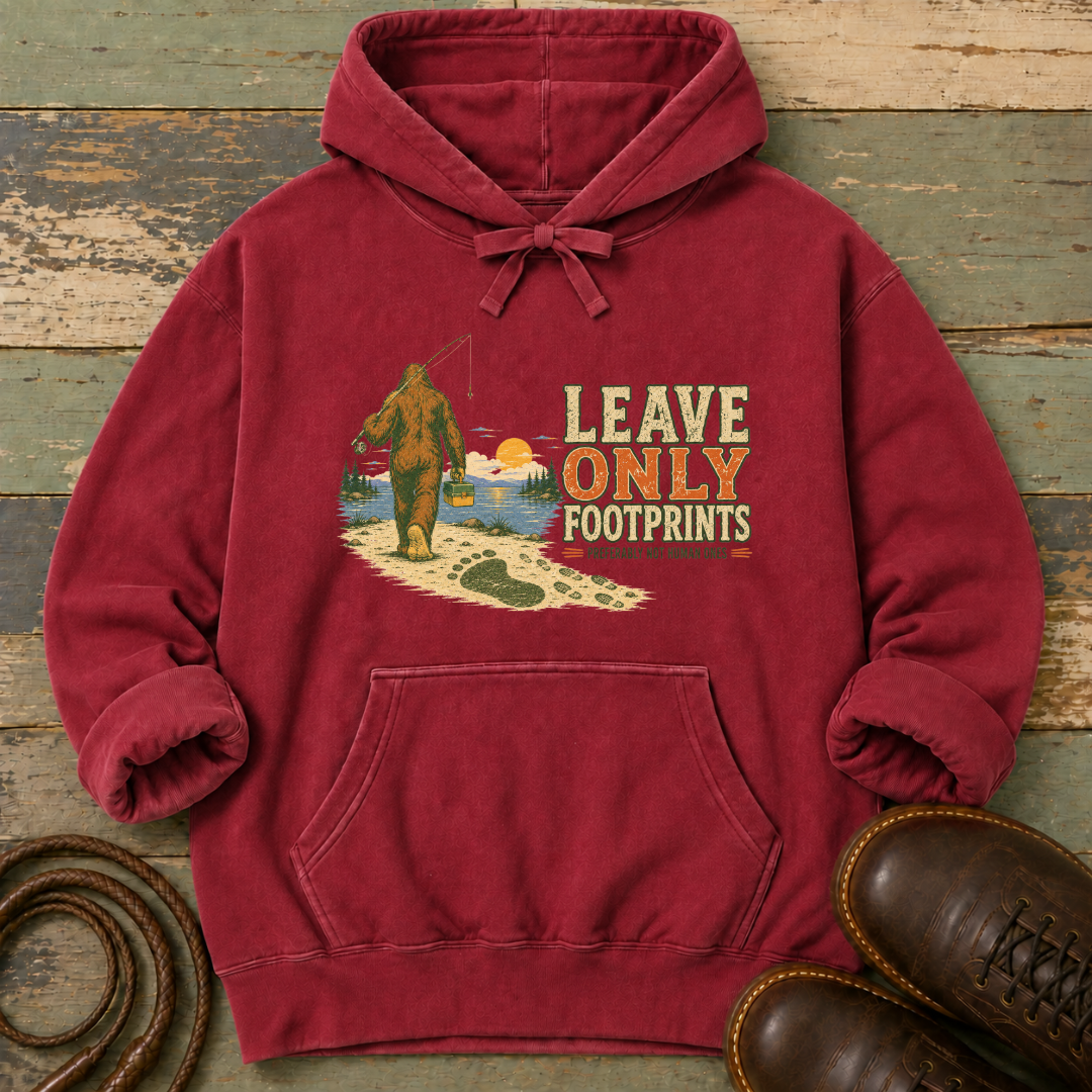 Leave Only Footprints — Hoodie