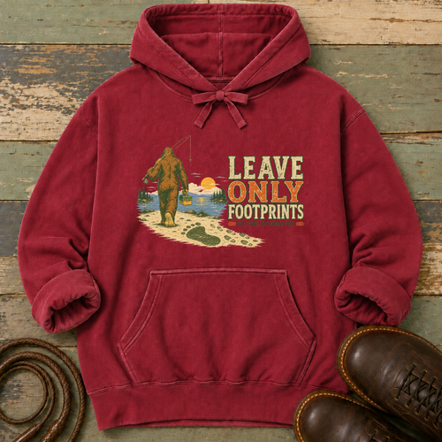 Leave Only Footprints — Hoodie
